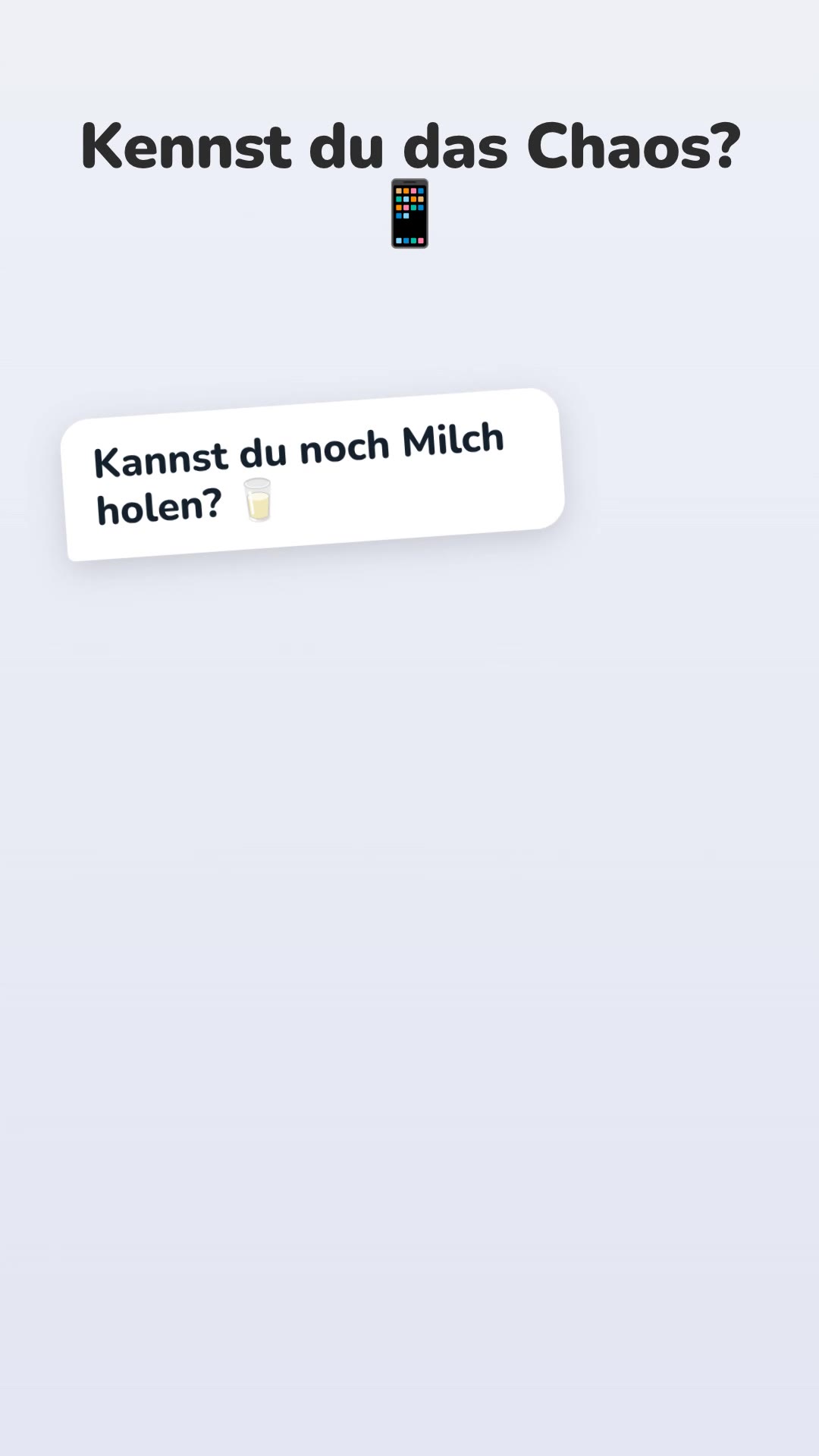 Chat direkt in der Liste